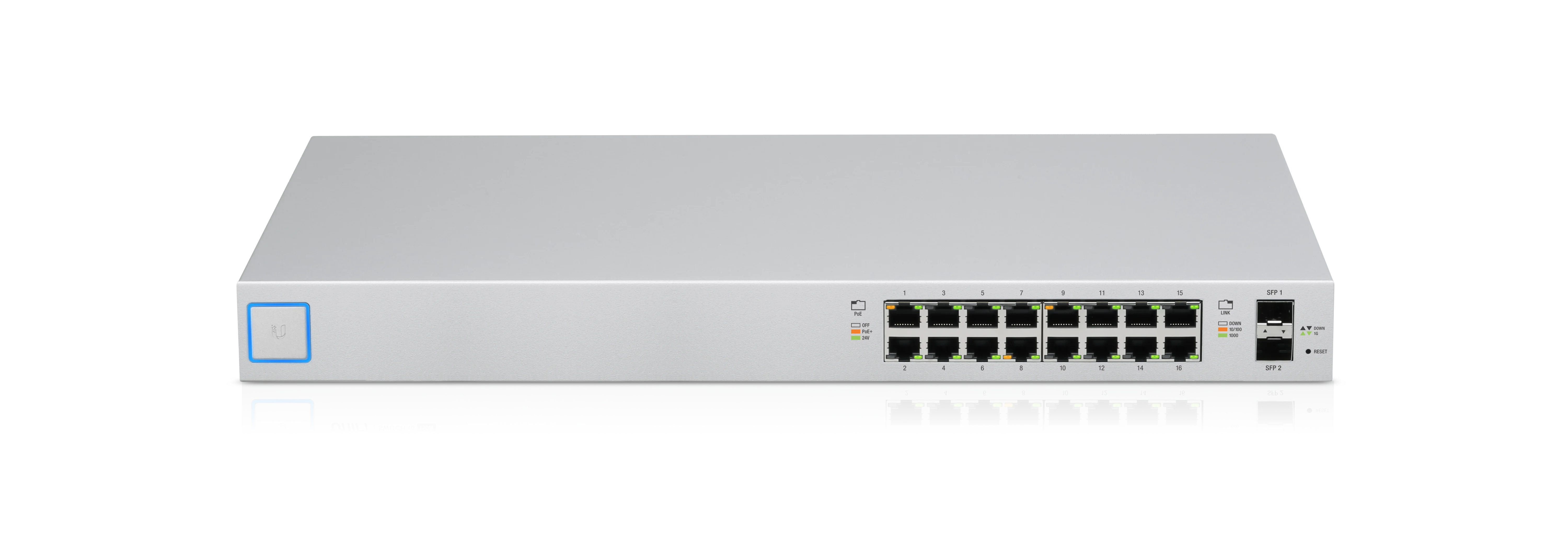 UniFi Switch 16 150W top angle