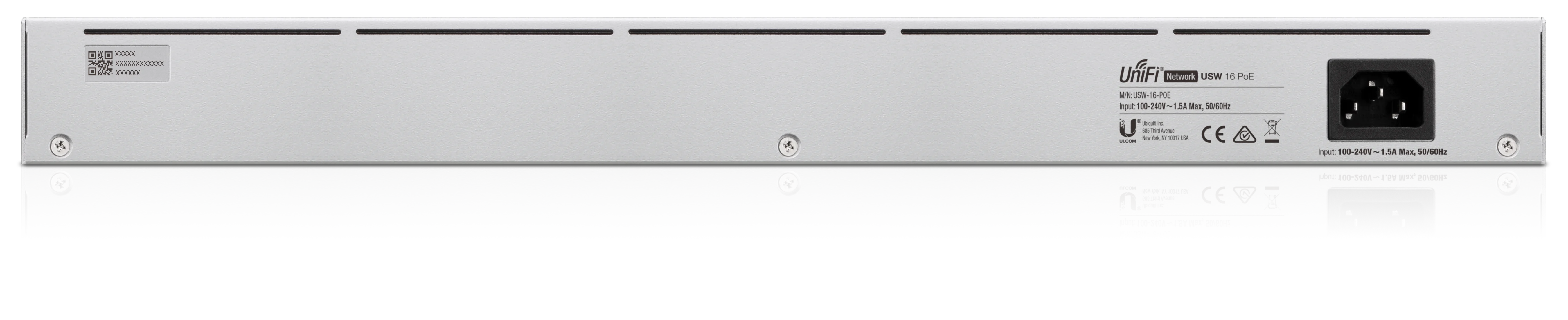 UniFi Switch 16 POE Gen2 back