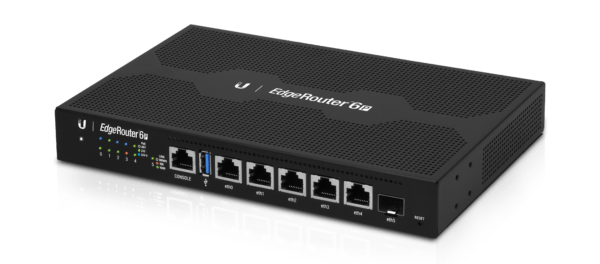 EdgeMax EdgeRouter 6 PoE top right angle