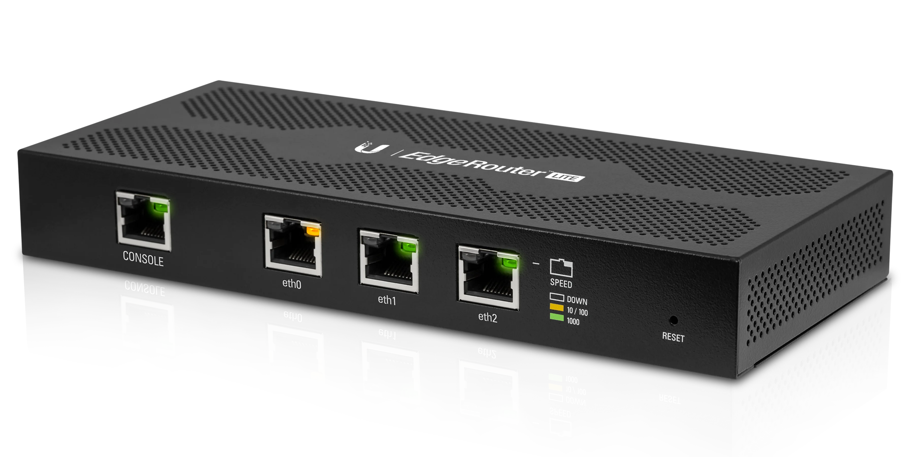 EdgeMax EdgeRouter Lite front angle