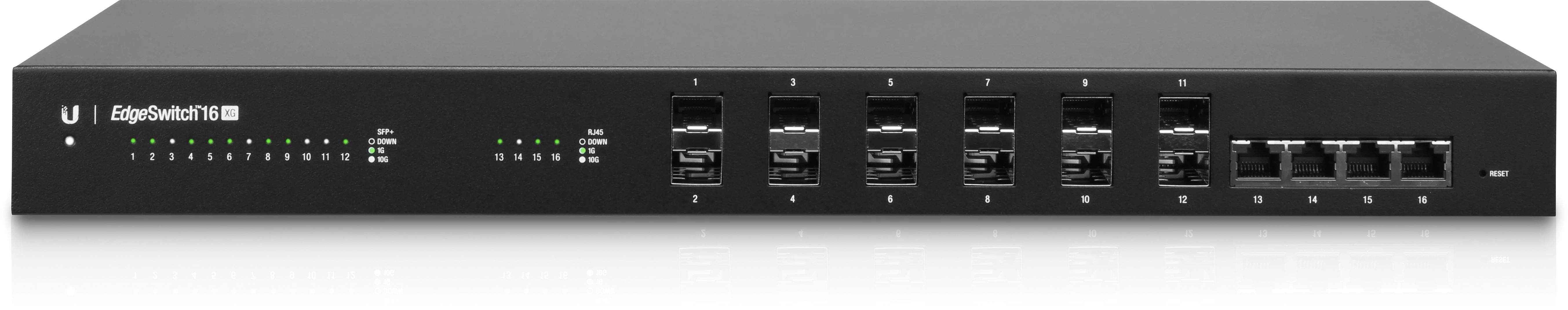EdgeMax EdgeSwitch 16 XG front angle