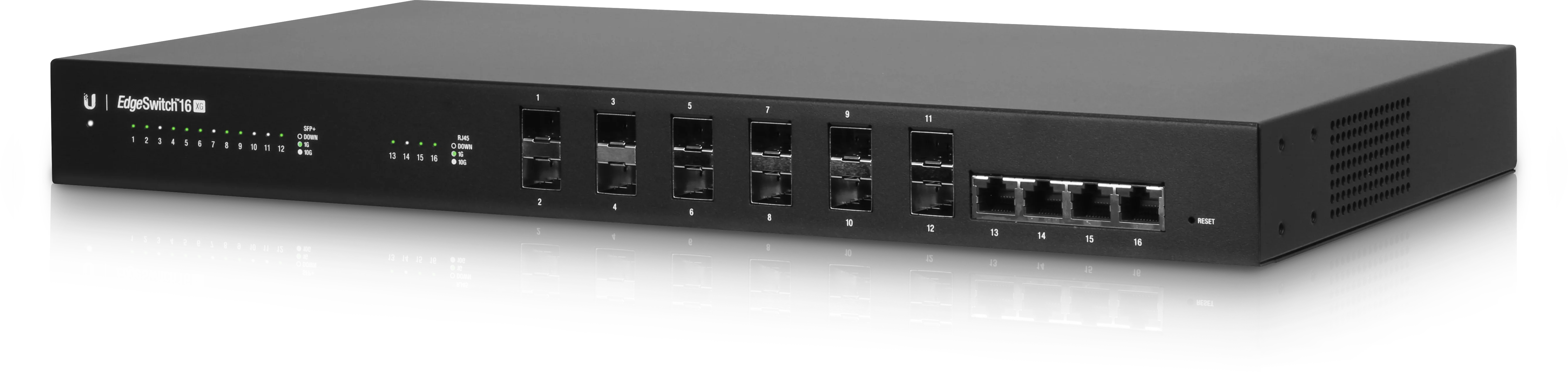 EdgeMax EdgeSwitch 16 XG left angle