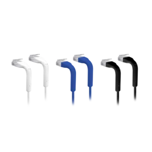 UniFi Ethernet Patch Cable white blue black angle