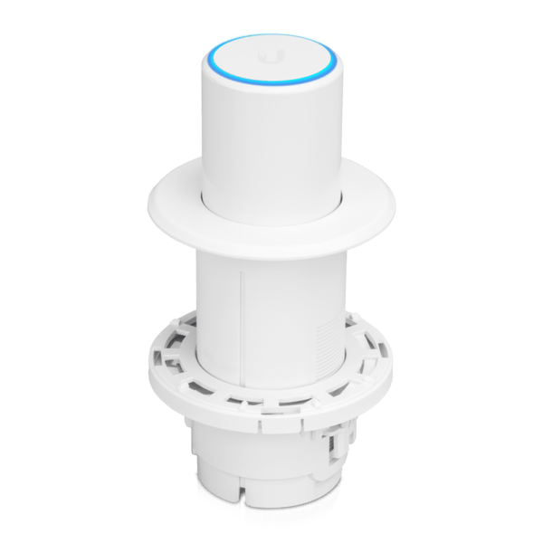 Unifi FlexHD Ceiling Mount front top angle with AP