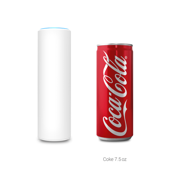 UniFi Access Point FlexHD size comparison Coke