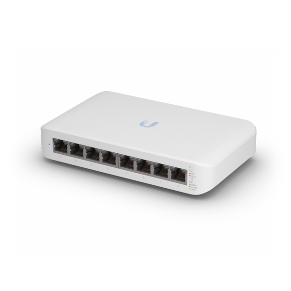 UniFi Switch Lite 8 PoE front angle