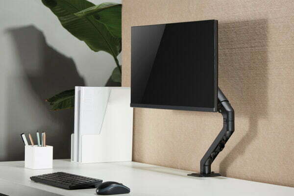 FPMA-D650BLACK NewStar flat screen desk mount lifestyle 1